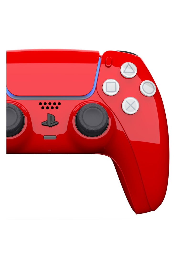 CRAFT by MERLIN PAINTED PLAY STATION 5 DUAL SENSE WIRELESS CONTROLLER RED EDITION - Image 5