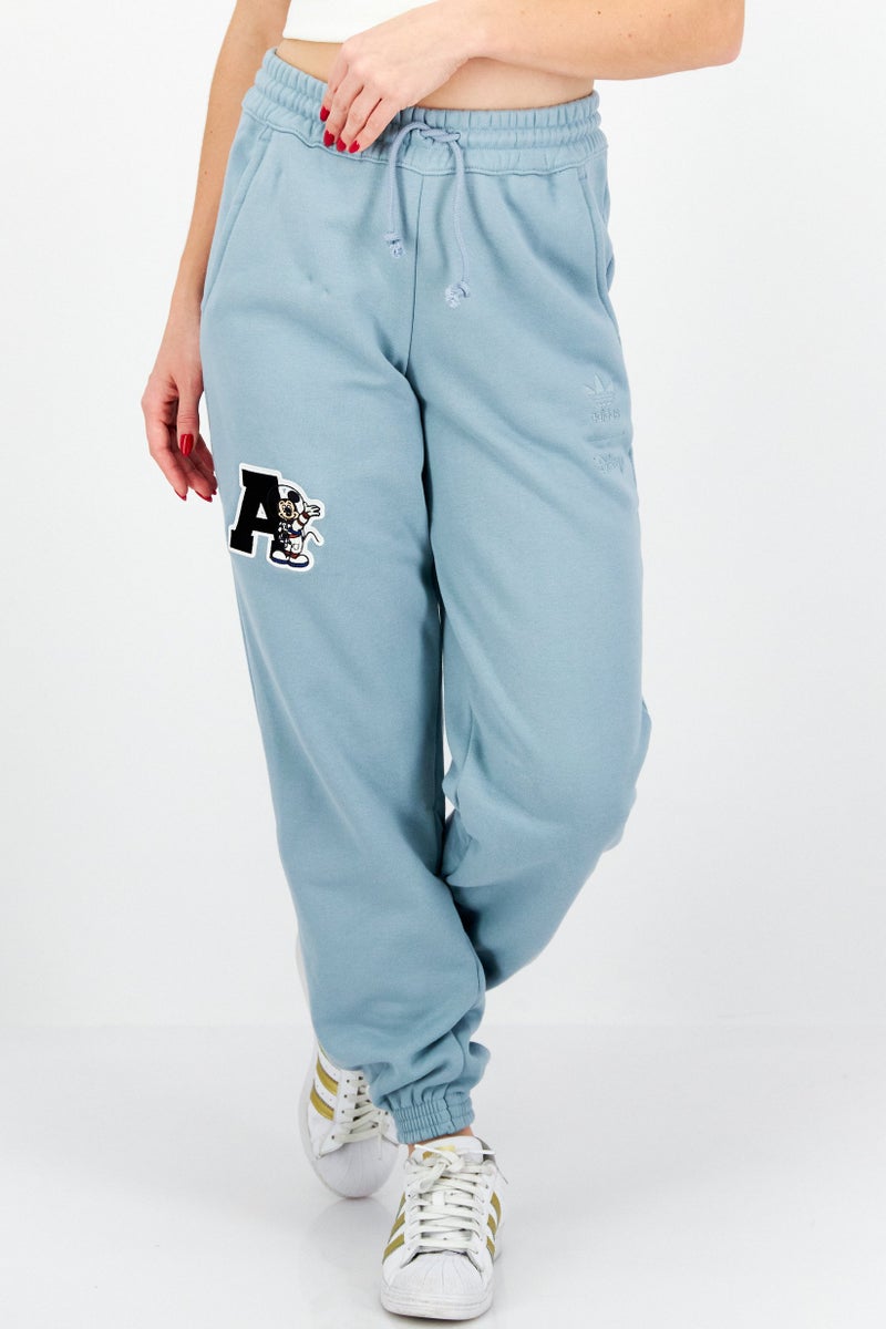 adidas Originals Adidas Originals x Disney Women Sportswear Fit Drawstring Outdoor Jogger Pants, Slate Green  - Image 1