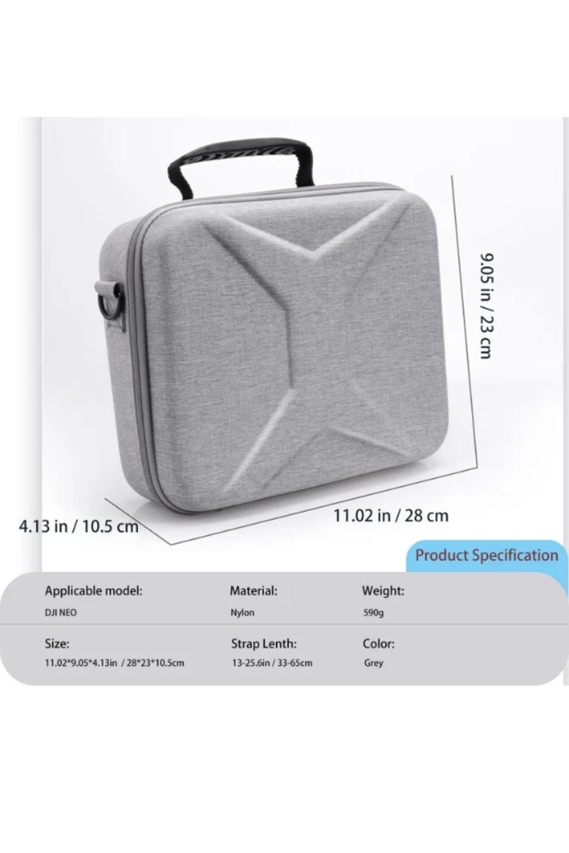Neo Carrying Case, Drone Portable bag For DJI Neo Fly More, Waterproof Portable Storage Bag With RC-N3/N2 Storage Drone Accessories For DJI Neo Drone And Two-Way Charging Hub Accessories - Image 4