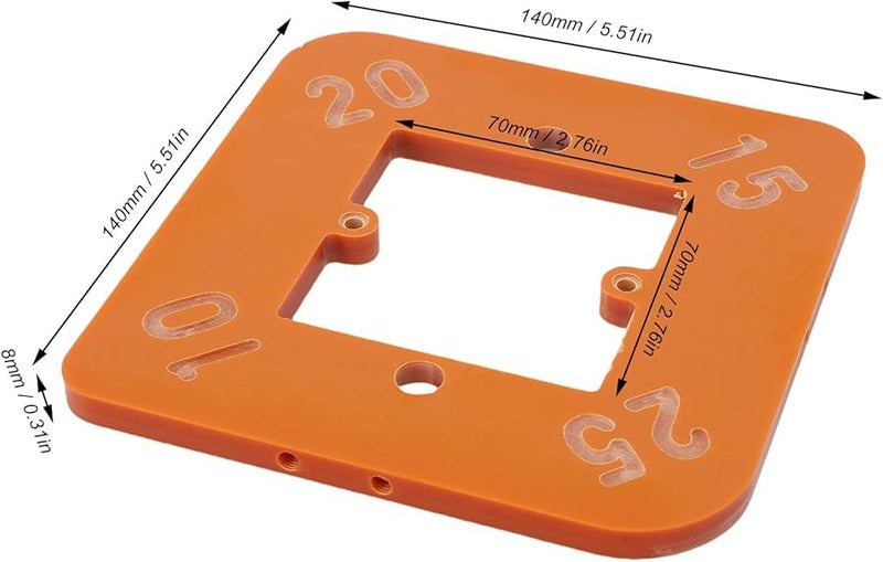Multifunctional Woodworking Corner Jig Template For Accurate Rounded Corners Router Bit - Image 3