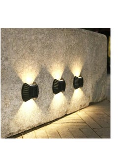 Generic Set of 4 Solar Fence Lights Auto On/Off Waterproof , up and down lights  - Image 1
