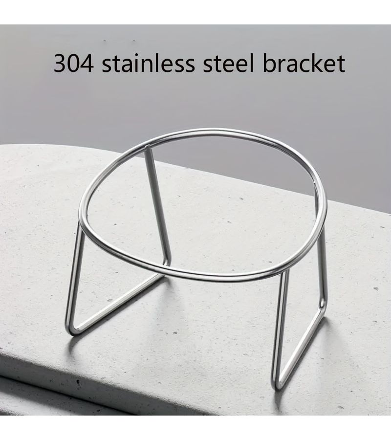 Cat Ears Drinking Bowl Stainless Steel Tilted Neck Support High Leg Bowl And Stand For Cats - Image 4