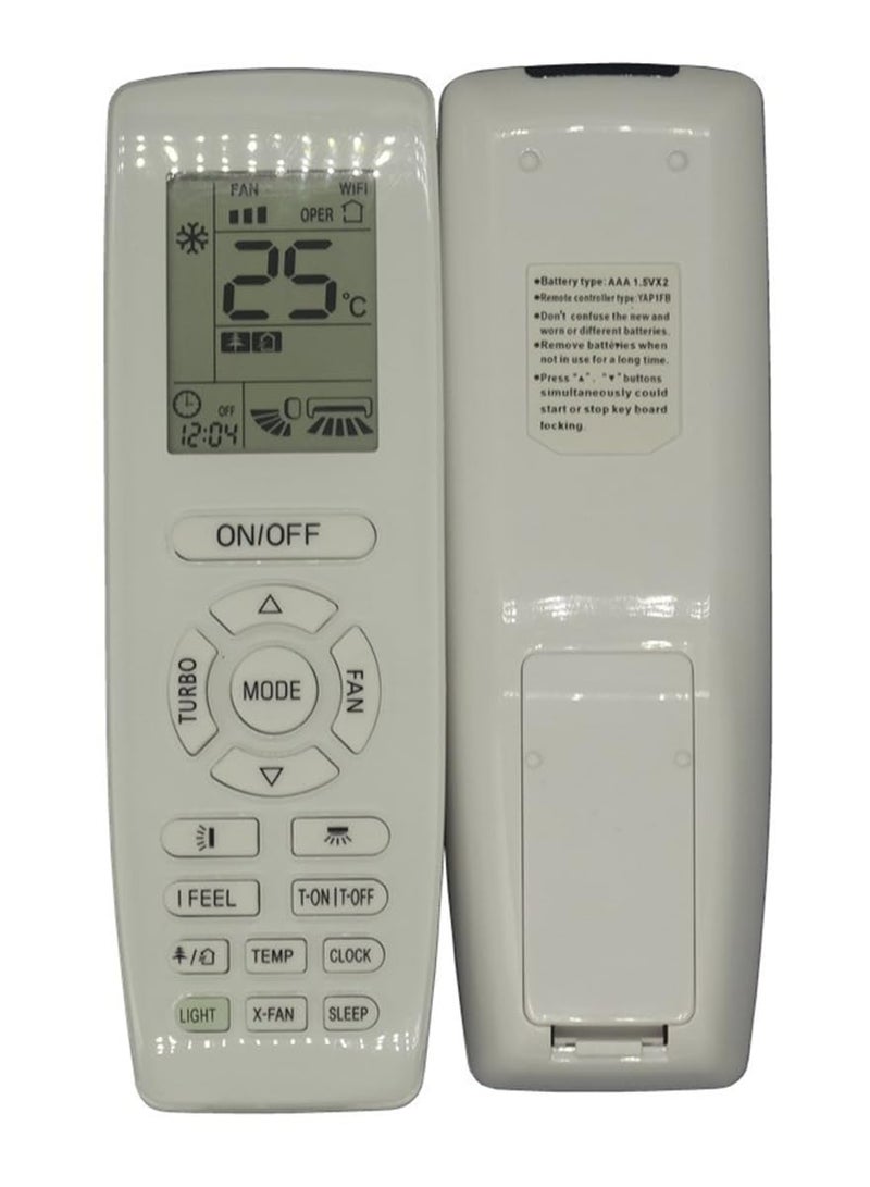 VIUAUAX For Gree air conditioning remote control YAP1F YAP1FB YAPOF3 GREE Air Conditioner Remote Control YAP1F YV1L1  - Image 5