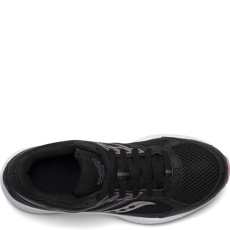 Saucony Women's Cohesion 14, Black/Pink, 6.5 Wide - Image 4