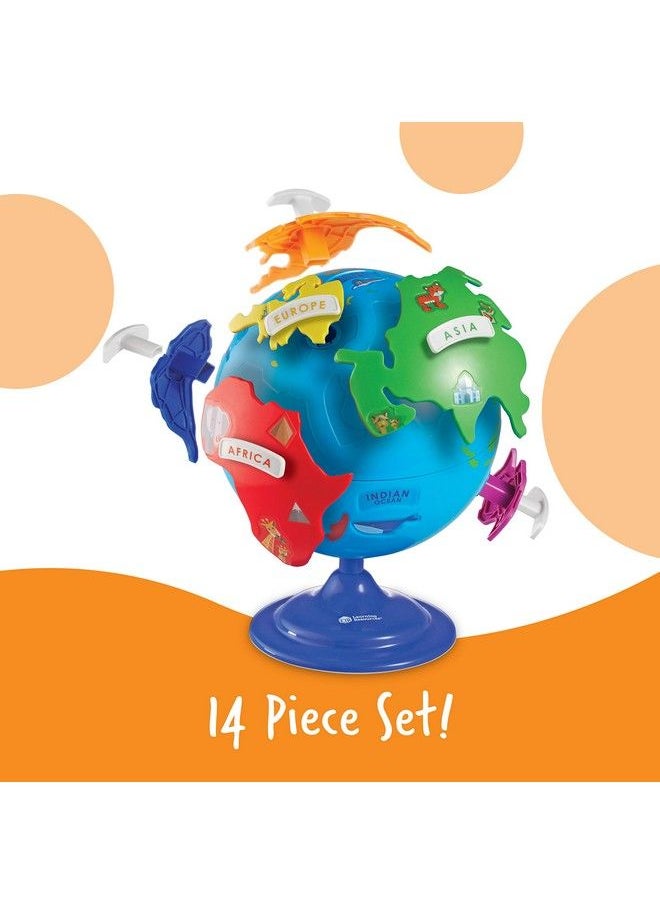 Learning Resources Puzzle Globe 14 Pieces Ages 3+ Preschool Learning Toys For Boys And Girls Earth Globe For Kids  - Image 5