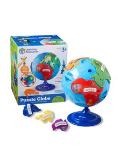 Learning Resources Puzzle Globe 14 Pieces Ages 3+ Preschool Learning Toys For Boys And Girls Earth Globe For Kids  - Image 1