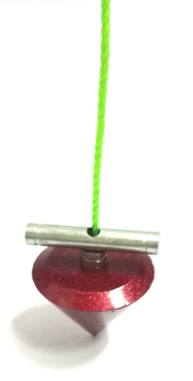 TUNIR Professional Plumb Bob Tool with Retractable Nylon Cord, Size 6 No-350 Gms - Image 2