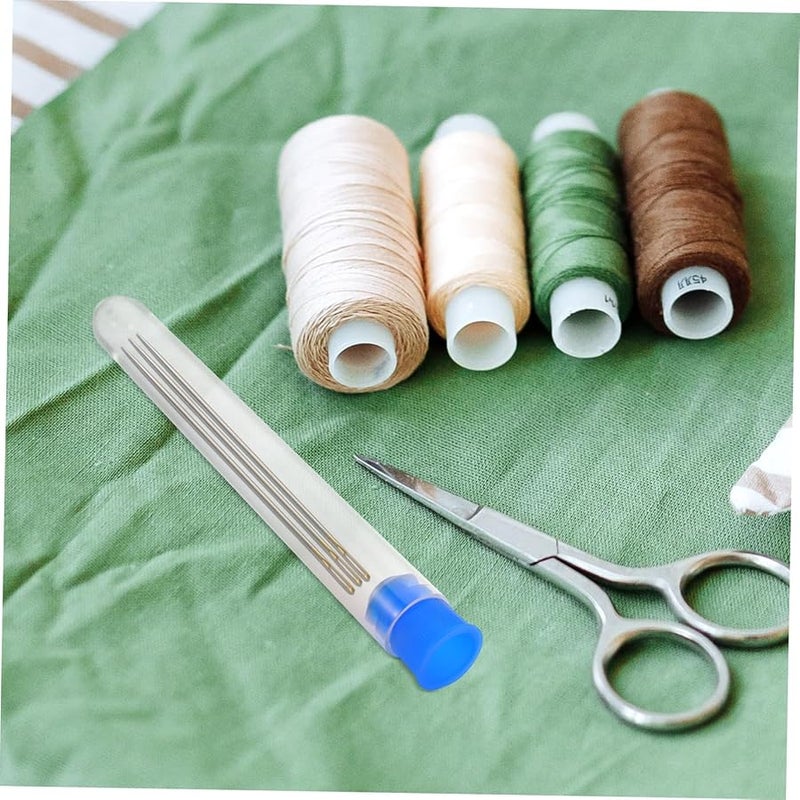 DIYEAH 100pcs Portable Sewing Needle Storage Case with Height Sealed Bottle Smooth Edges - Image 4