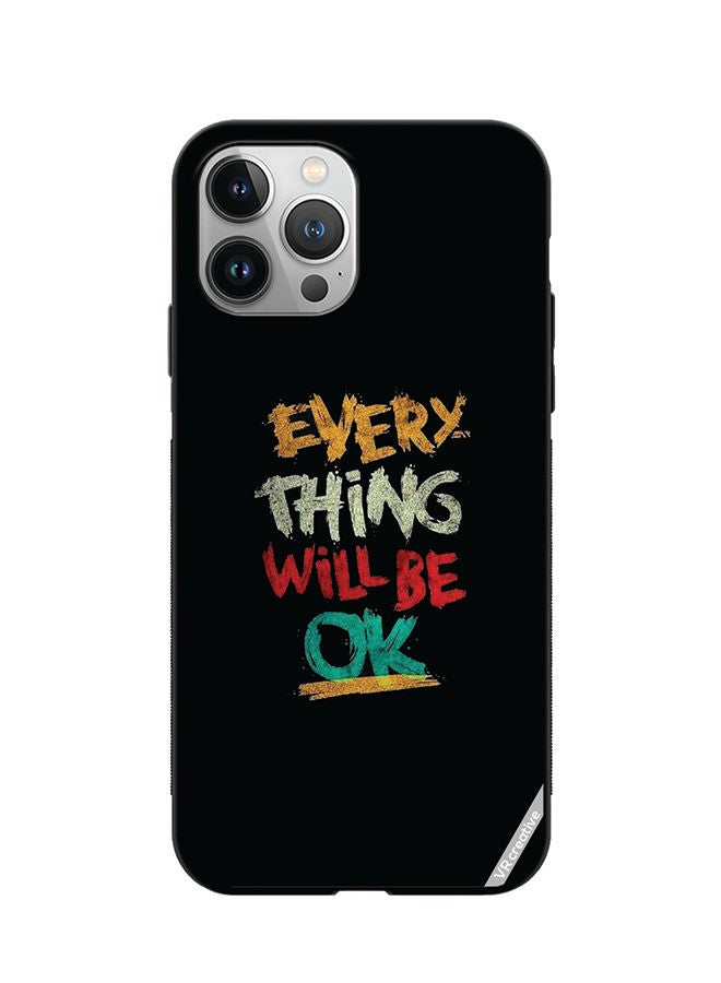 VR CREATIVE غطاء حماية لجهاز آبل آيفون 11 برو ماكس تصميم كل شيء سيكون على ما يرام متعدد الألوان - Image 1