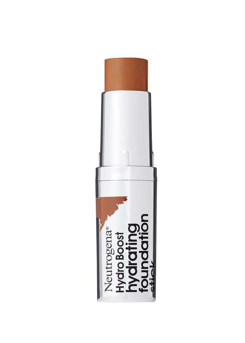 Neutrogena Hydro Boost Hydrating Foundation Stick with Hyaluronic Acid, Oil-Free & Non-Comedogenic Moisturizing Makeup for Smooth Coverage & Radiant-Looking Skin, Chestnut, 0.29 oz - Image 1