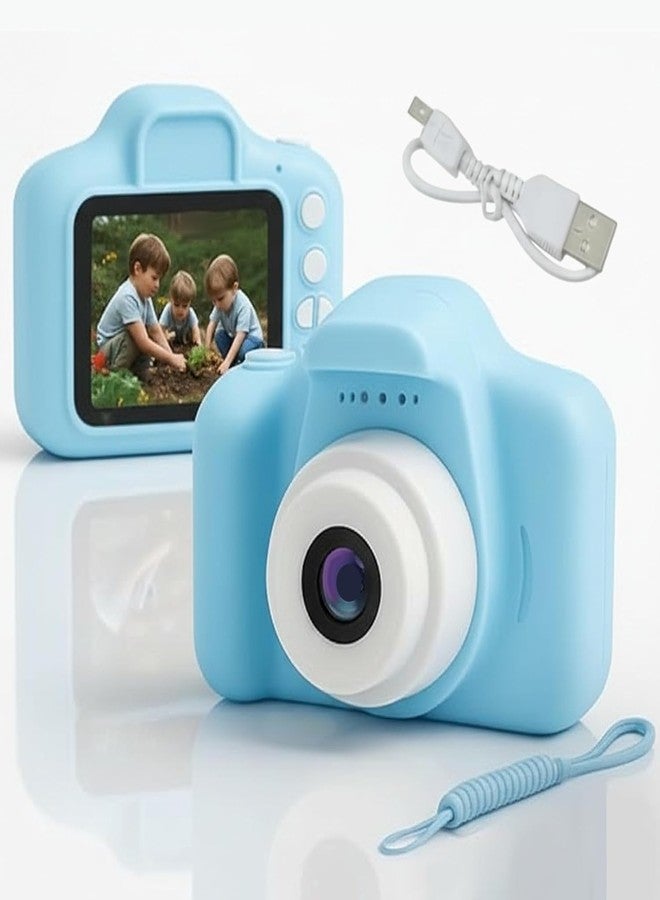 سنابترون كاميرا سنابترون الرقمية للأطفال، بدقة 3 ميجابكسل وفيديو عالي الوضوح 1080 بكسل، مع شاشة IPS بحجم 2 بوصة وسعة تخزين 32 جيجابايت | ألعاب كاميرا صغيرة قابلة لإعادة الشحن عبر منفذ USB للأطفال | ألعاب تعليمية للأولاد والبنات من 7 إلى 14 سنة (أزرق) - Image 1