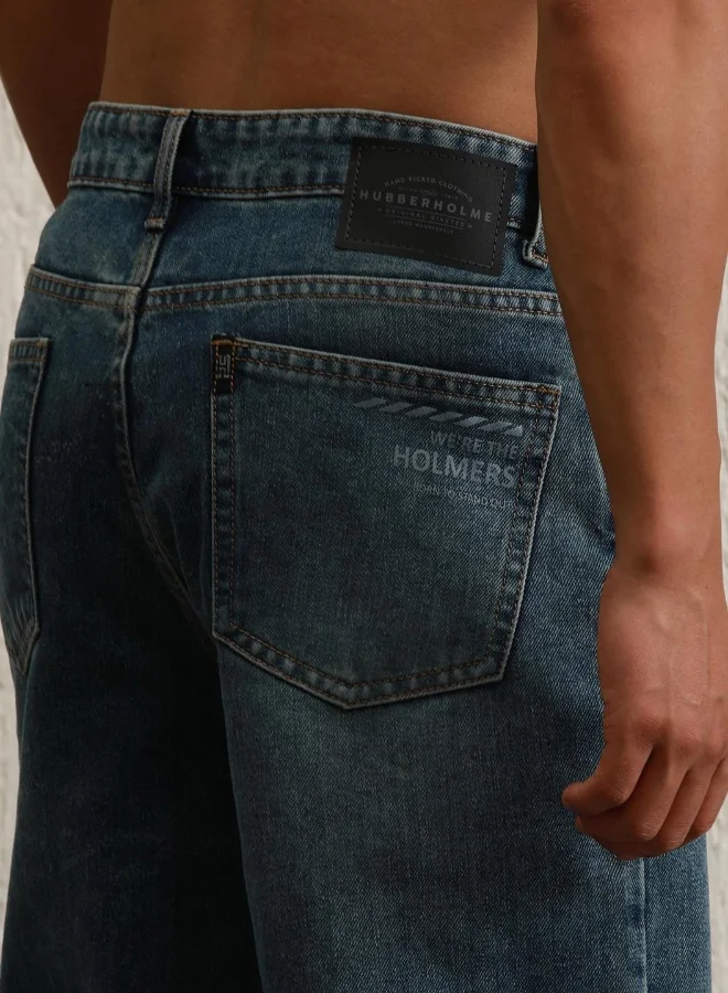 هوبرهولمي جينز أزرق رجالي