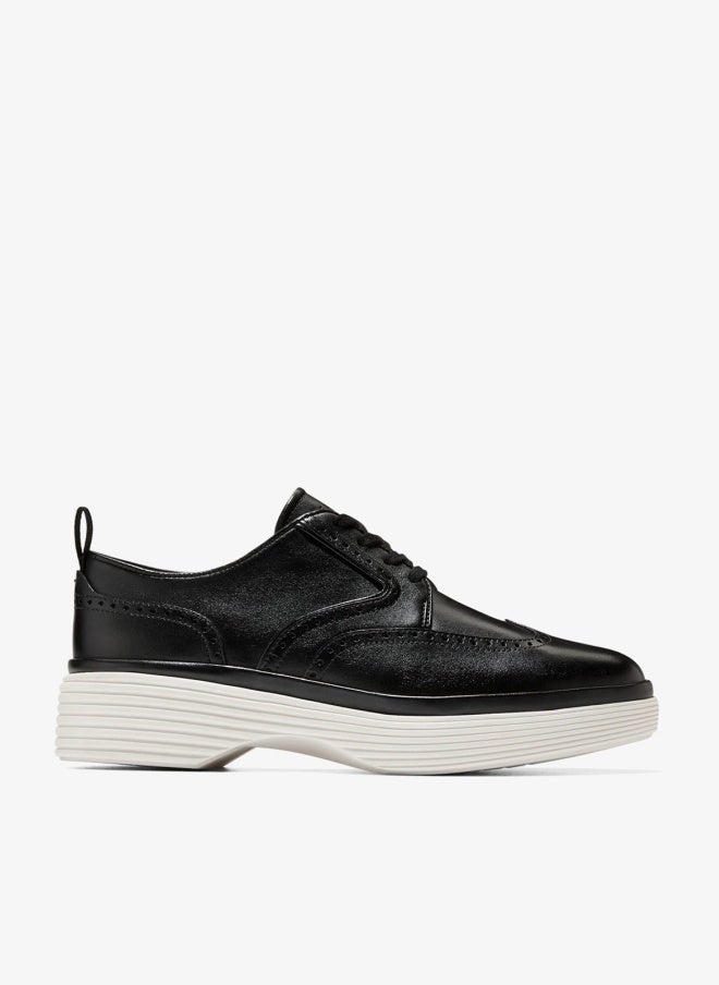 COLE HAAN Women's ØriginalGrand City Platform Wingtip Oxfords - Image 1