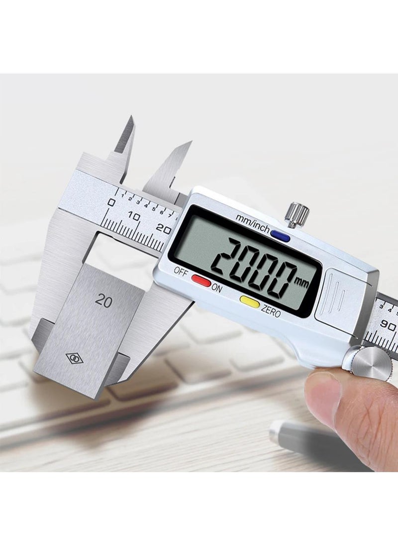 Generic Electronic Caliper 0-150MM High Precision Digital Vernier with LCD Display Measuring Ruler Stainless Steel Calipers for  - Image 5