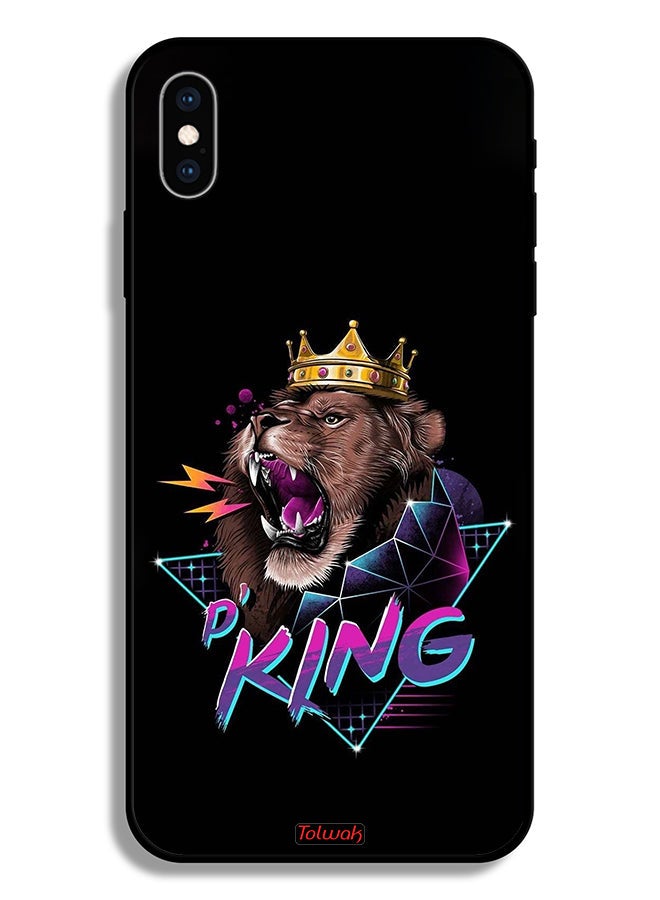 Tolwak Apple iPhone XS Max Protective Case Lion King Art - Image 2