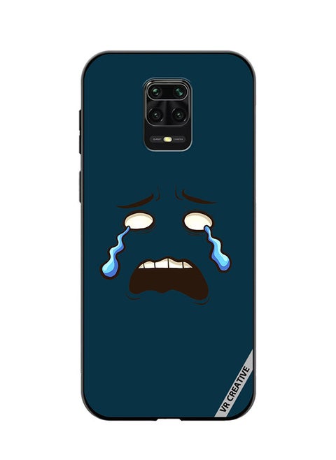 Protective Case Cover For Xiaomi Mi Note 10 Lite 5G Crying Face Design Multicolour