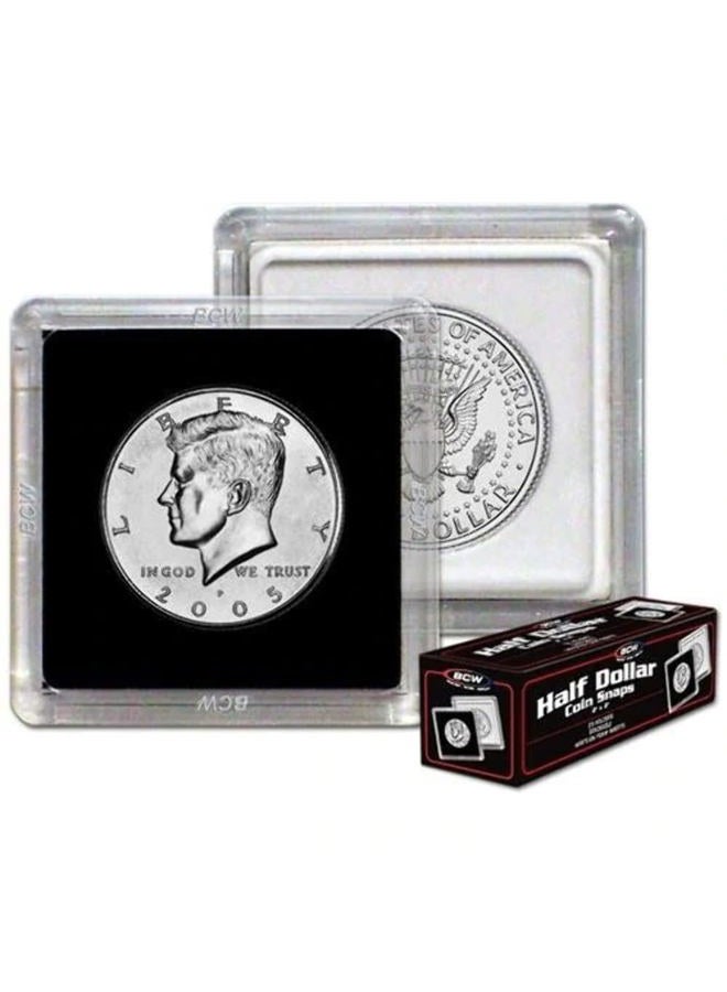 BCW FBA_25-CS-Hdlr-Snaps-Box Coin Holders - Image 1