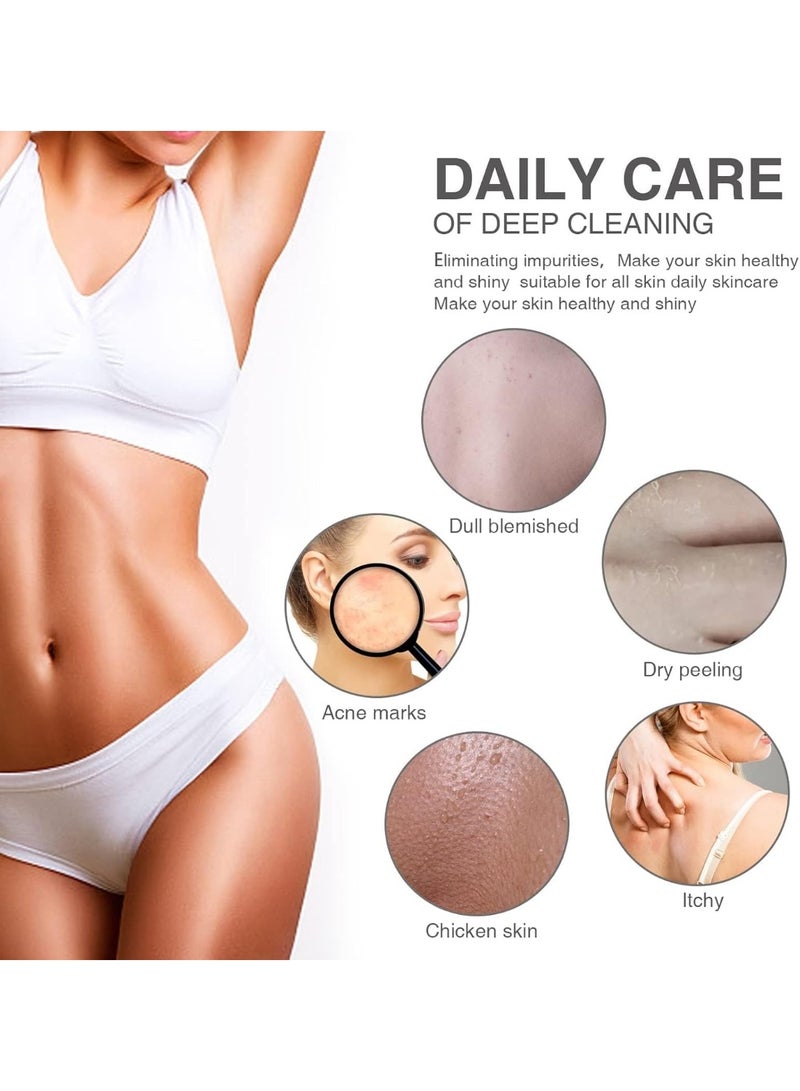 شبكة استحمام أفريقية طويلة شريط تقشير وفرك الجسم إسفنجة شبكية أفريقية لغسل الجسم - Image 2