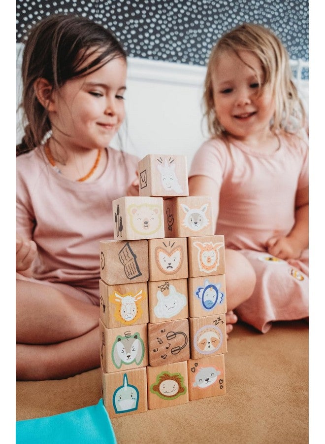 Slumberkins Slumberkins Feelings Adventure Activity Blocks - Early Emotional Learning Game for Families - Includes 15 Activity Blocks, Activity Guidebook, Travel Box & Storage Bag  - Image 4
