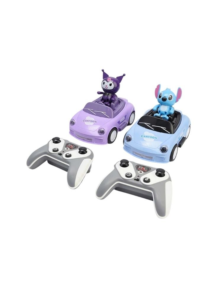 بريميم مجموعة سيارات تصادم تعمل بالتحكم عن بعد – سيارتان تصادم تعملان بالتحكم عن بعد مع أجهزة تحكم للعب الأطفال - Image 1