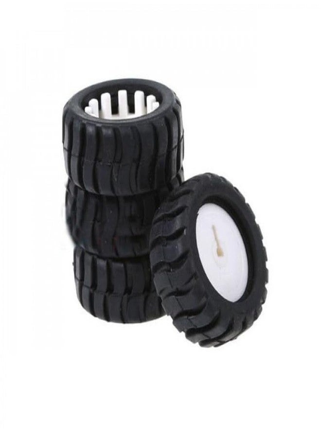 REES52 3PI miniQ Car wheel Tyre 44mm N20 DC Gear Motor Wheel Pack of 2 - Image 3