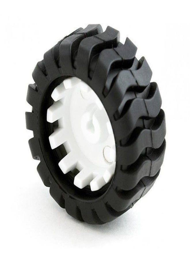 REES52 3PI miniQ Car wheel Tyre 44mm N20 DC Gear Motor Wheel Pack of 2 - Image 2