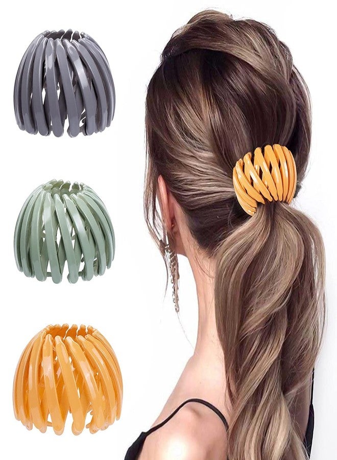SUNBIRD Ponytail Women Bird Nest Hair Clips Holder Plastic Hair Bun Maker for Thick and Thin Hair Lazy Birds Nest Plate Hairpin Hair Clutch Claws for Women and Girls - Image 1