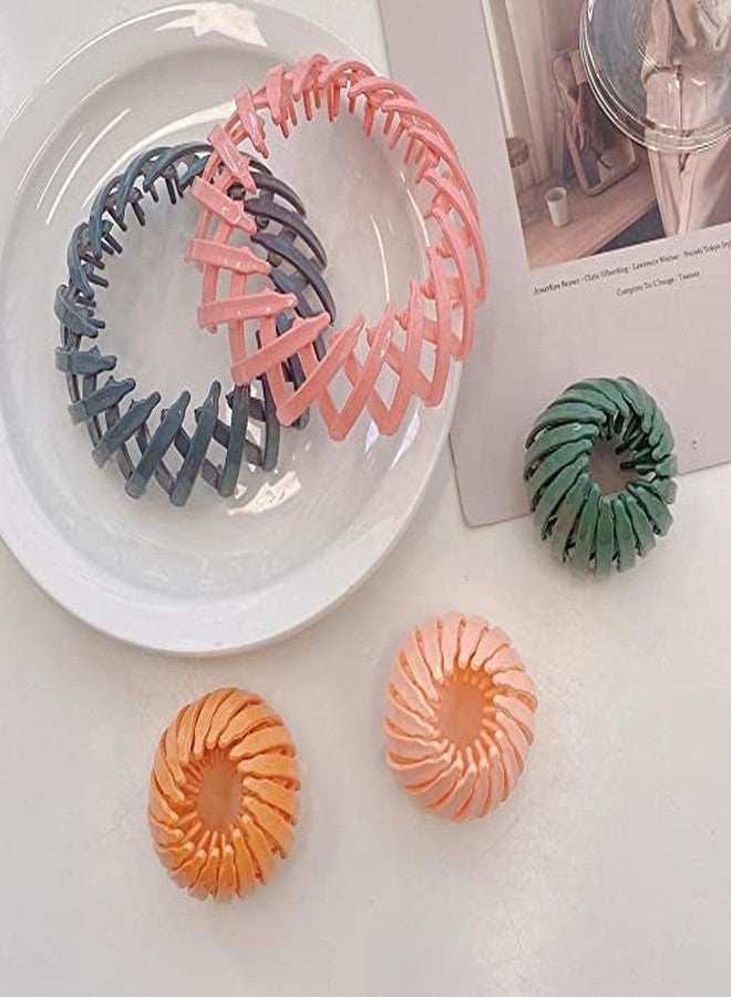 SUNBIRD Ponytail Women Bird Nest Hair Clips Holder Plastic Hair Bun Maker for Thick and Thin Hair Lazy Birds Nest Plate Hairpin Hair Clutch Claws for Women and Girls - Image 4