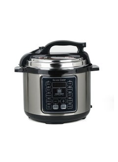 SILVER CREST 10 In 1 Electric Pressure Cooker Instant Programmable Smart Pot 1050 Watts Rice Cooker, 6 Liters, 10 Smart Programs Black MES6817  - Image 1