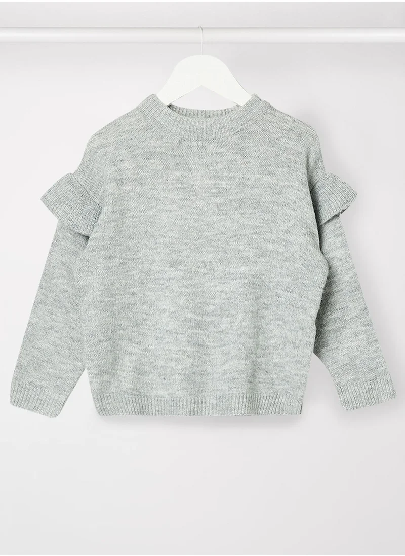 MANGO Infant Ruffle Detail Sweater