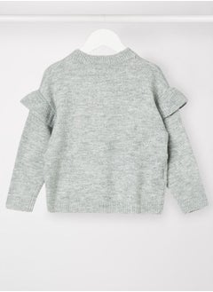 MANGO Infant Ruffle Detail Sweater  - Image 2