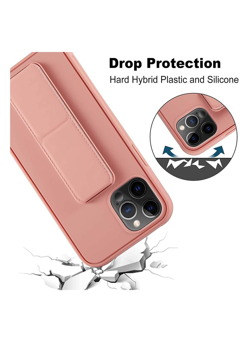 Raxoom ELTERAZONE Case Cover Compatible with iPhone 15 Magnetic Car Mount Kickstand and holder, Premium Silicone Vertical and horizontal Hand Strap, and Grip with multi-stand - Image 3