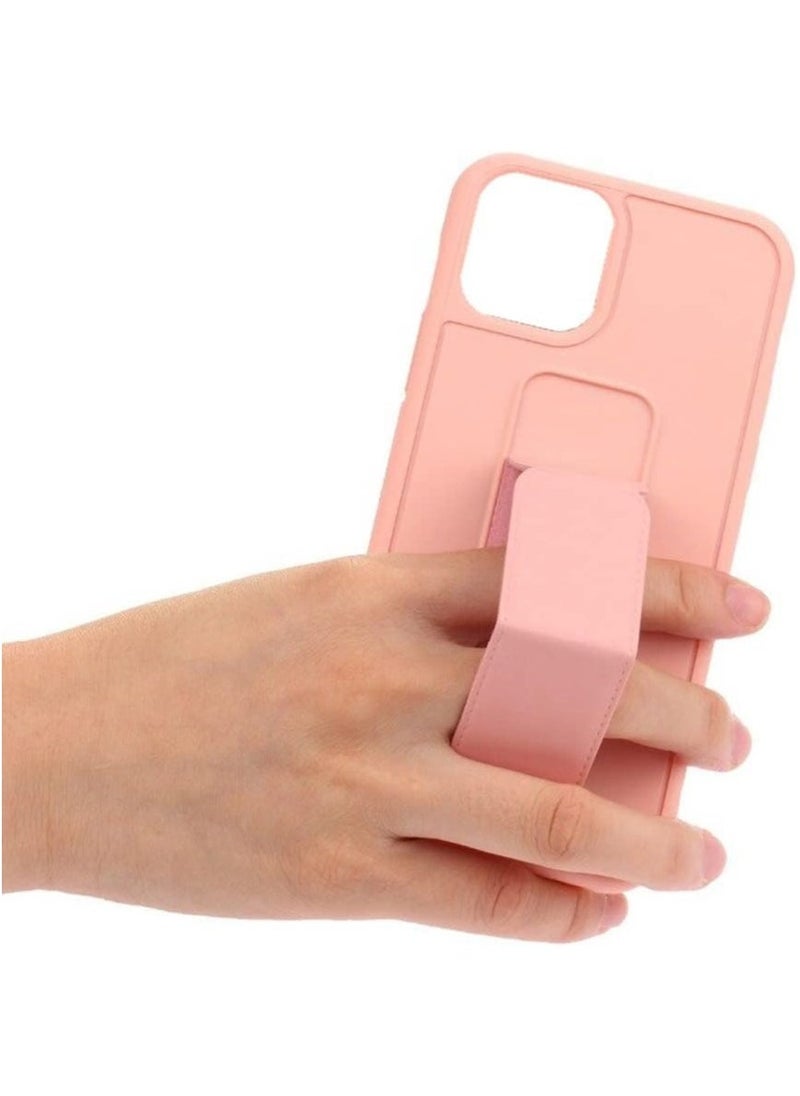 Raxoom ELTERAZONE Case Cover Compatible with iPhone 15 Magnetic Car Mount Kickstand and holder, Premium Silicone Vertical and horizontal Hand Strap, and Grip with multi-stand - Image 4