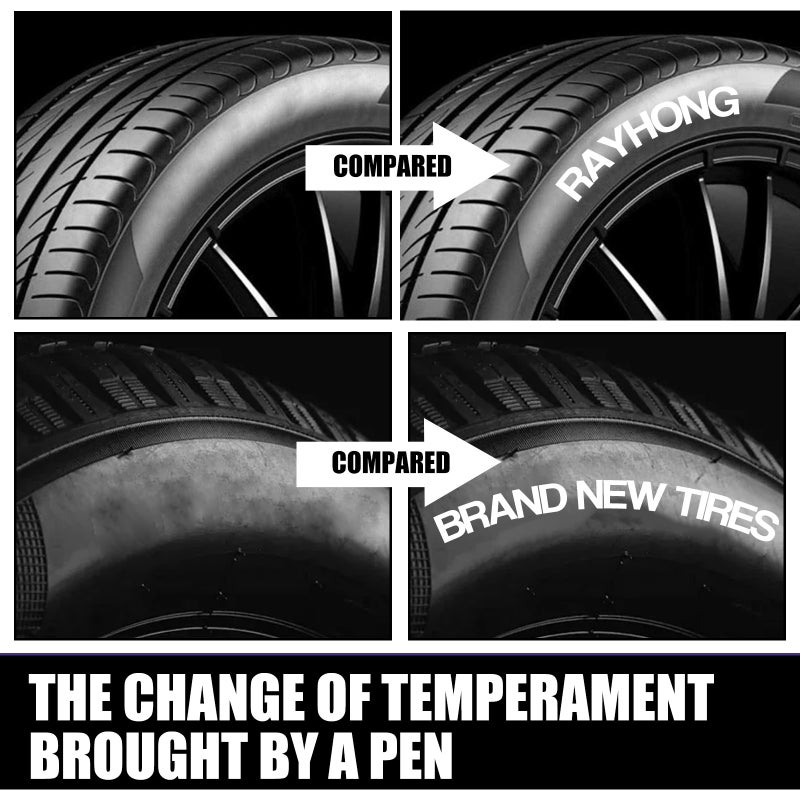 Rayhong Tire Paint Pen Car Tire Letter Pen Decoration Modification Supplies Graffiti Tracing Marker Pen - Image 5