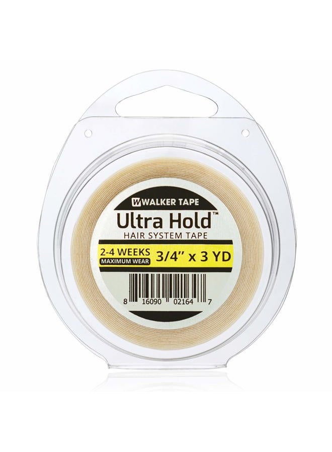 Walker Tape Co. Walker Tape Ultra Hold Hair Tape 3/4" x 3 Yards - Image 1