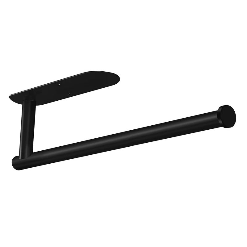DR CATCH Paper Towel Holders-Blcak,Paper Towels Rolls - for Kitchen,Paper Bulk- Self-Adhesive Under Cabinet,Both Available in Adhesive and Screws,Stainless Steel - Image 1