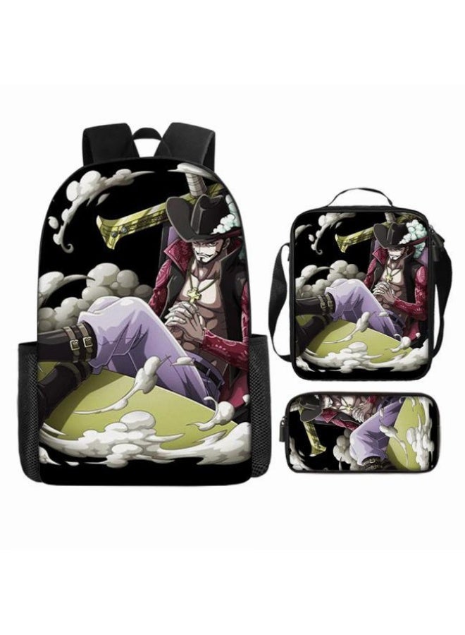 عام أحدث نموذج عالمي من الكرتون طباعة ثلاثة قطعة حقيبة مجموعة ( الطلاب ، الأطفال ، الأصدقاء ، نزهة ، تسلق الجبال ، الخ . ) - Image 2