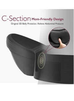 Momcozy حاملة الأطفال بمقعد الورك - حزام خصر قابل للتعديل مع واقي البطن الأصلي ثلاثي الأبعاد، حامل مريح مع جيوب مختلفة لحديثي الولادة والأطفال الصغار حتى وزن 45 رطلاً  - Image 5