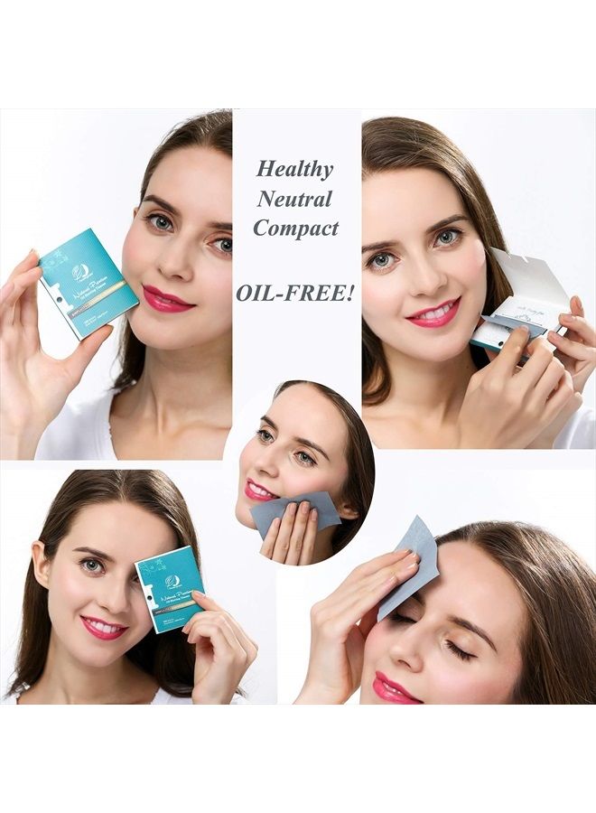 PleasingCare Natural Bamboo Charcoal Oil Absorbing Tissues - 100 Counts, Easy Take Out Design - Top Oil Blotting Paper, Premium Handy Face Blotting Sheets - Facial Skin Care or Make Up Must Have! - Image 2