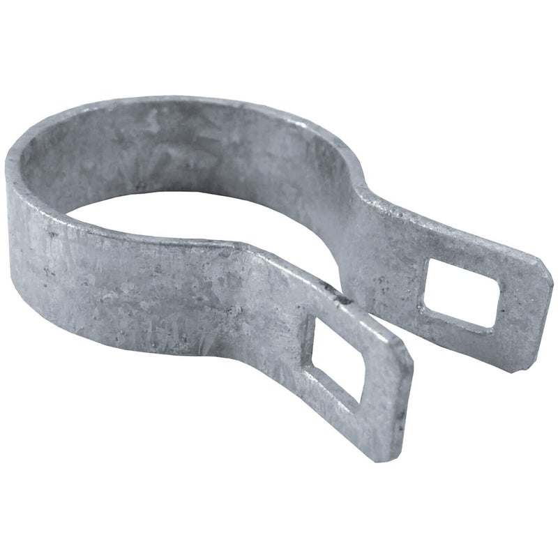 Jake Sales 312 Brace Band for Chain Link Fence Use for 312 Outside Diameter PostPipe Galvanized Chain Link Brace Band 2 Pack - Image 2