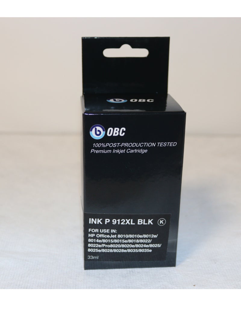 OBC Compatible Black Printer Ink Cartridge Replacement for INK P 912XL; Prints up to 800 pages with professional-quality text and color. - Image 3