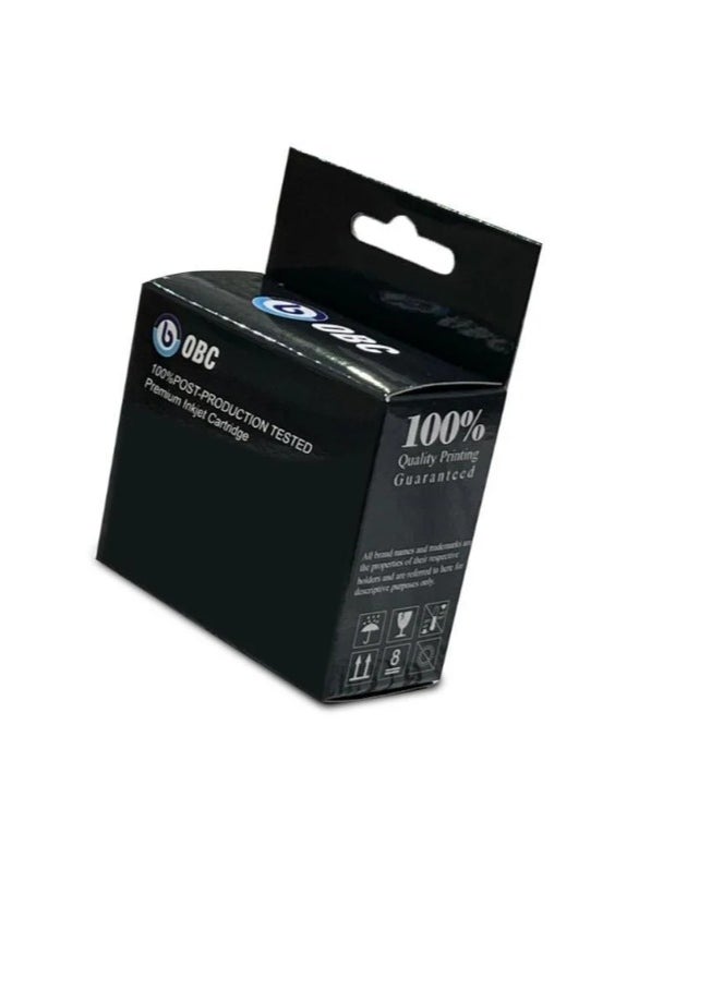 او بي سي - خرطوشة الحبر OBC 912XL - أسود خيارًا مثاليًا للطابعات النافثة للحبر، حيث توفر جودة طباعة عالية مع قدرة طباعة تصل إلى 825 صفحة - Image 1