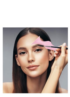 Excefore 5 in 1 Eyeliner Stencils for Eyes, 2 Pcs Multifunctional Winged Eyeliner tool, Reusable Applicator Guide Makeup Tool, for Beginners Winged Eyeliner, Defined Eyebrow, Face Contour and Lip Line  - Image 5