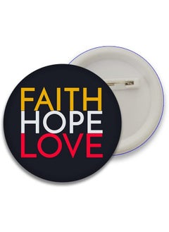 D2c D2C Motivational Quotes Faith Hope Love D2 Glossy Finished 58 mm Button Badges Pack of 1pc 