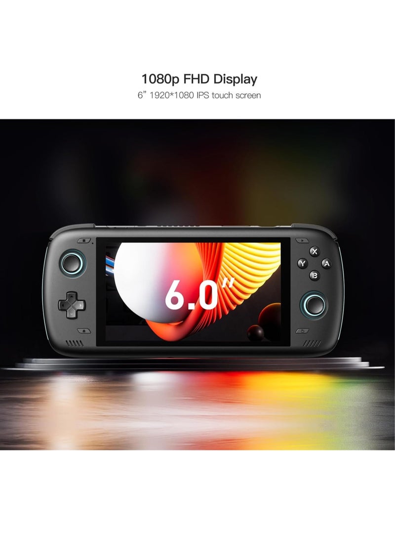 ayn - Odin 2 Android Handheld Gaming Console, High-Performance Retro Game Handheld with Snapdragon 8 Gen 2 Octa-core CPU, Adreno 740 GPU, 6-inch 1080P Screen, Android 13 System (12+256GB, Grey) - Image 1