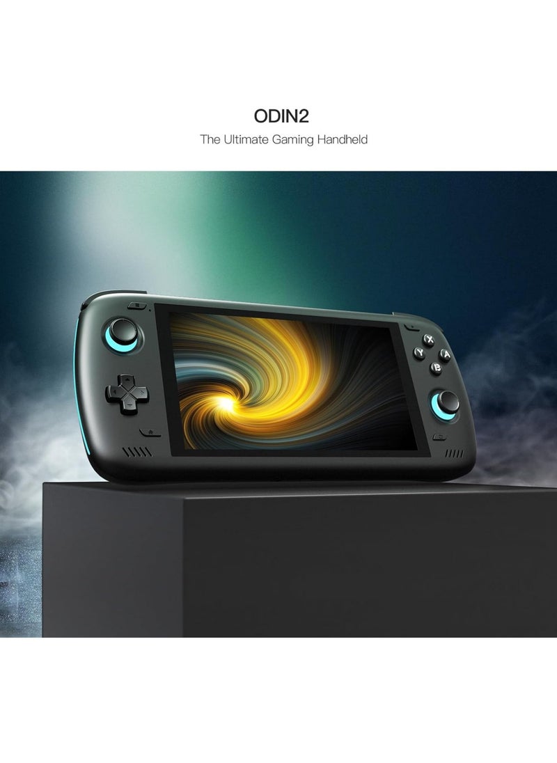 ayn - Odin 2 Android Handheld Gaming Console, High-Performance Retro Game Handheld with Snapdragon 8 Gen 2 Octa-core CPU, Adreno 740 GPU, 6-inch 1080P Screen, Android 13 System (12+256GB, Grey) - Image 1