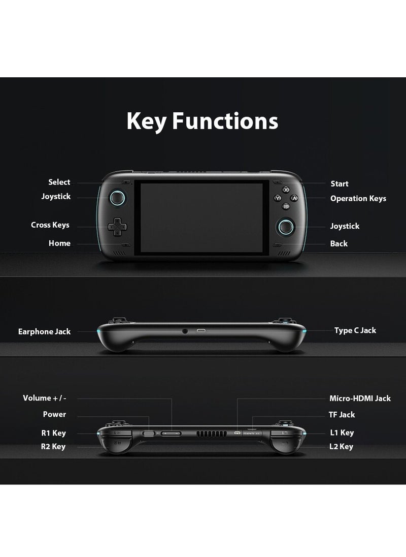 ayn - Odin 2 Android Handheld Gaming Console, High-Performance Retro Game Handheld with Snapdragon 8 Gen 2 Octa-core CPU, Adreno 740 GPU, 6-inch 1080P Screen, Android 13 System (12+256GB, Grey) - Image 1