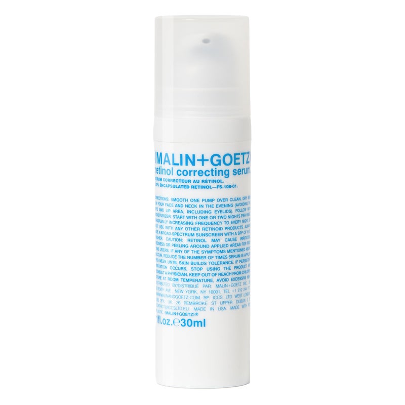 Malin  Goetz Retinol Correcting Serum 1oz 30 ml  Face Serum for Sensitive Skin Types Brightening Serum for Face AntiAging Serum Facial Serum Retinol Cream for Face Vegan  Cruelty Free