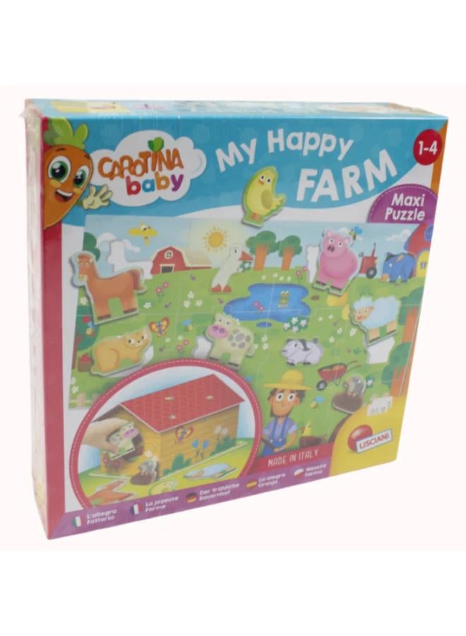 Lisciani - Puzzle Carotina Baby – My Happy Farm Lisciani - Image 1