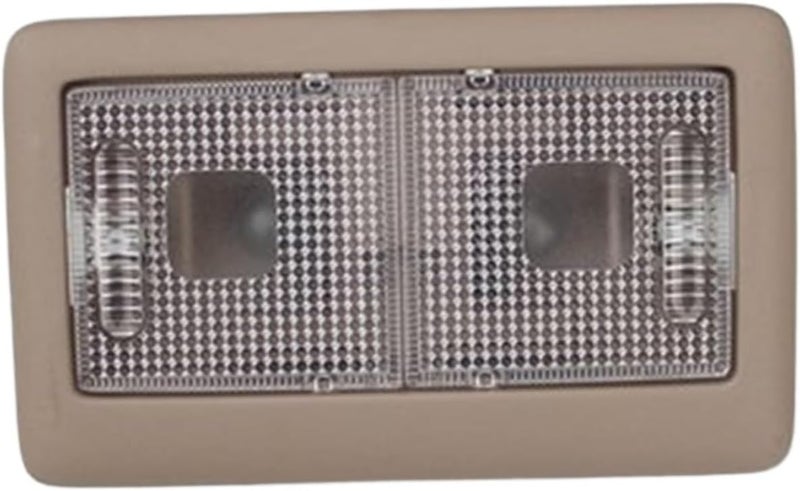 Wivplex Beige Gray Car Interior Roof Dome Lamp - Image 1